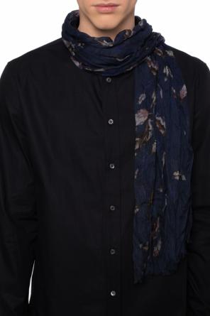 Patterned scarf with fringes, zdjęcie 2 Patterned scarf with fringes od John Varvatos